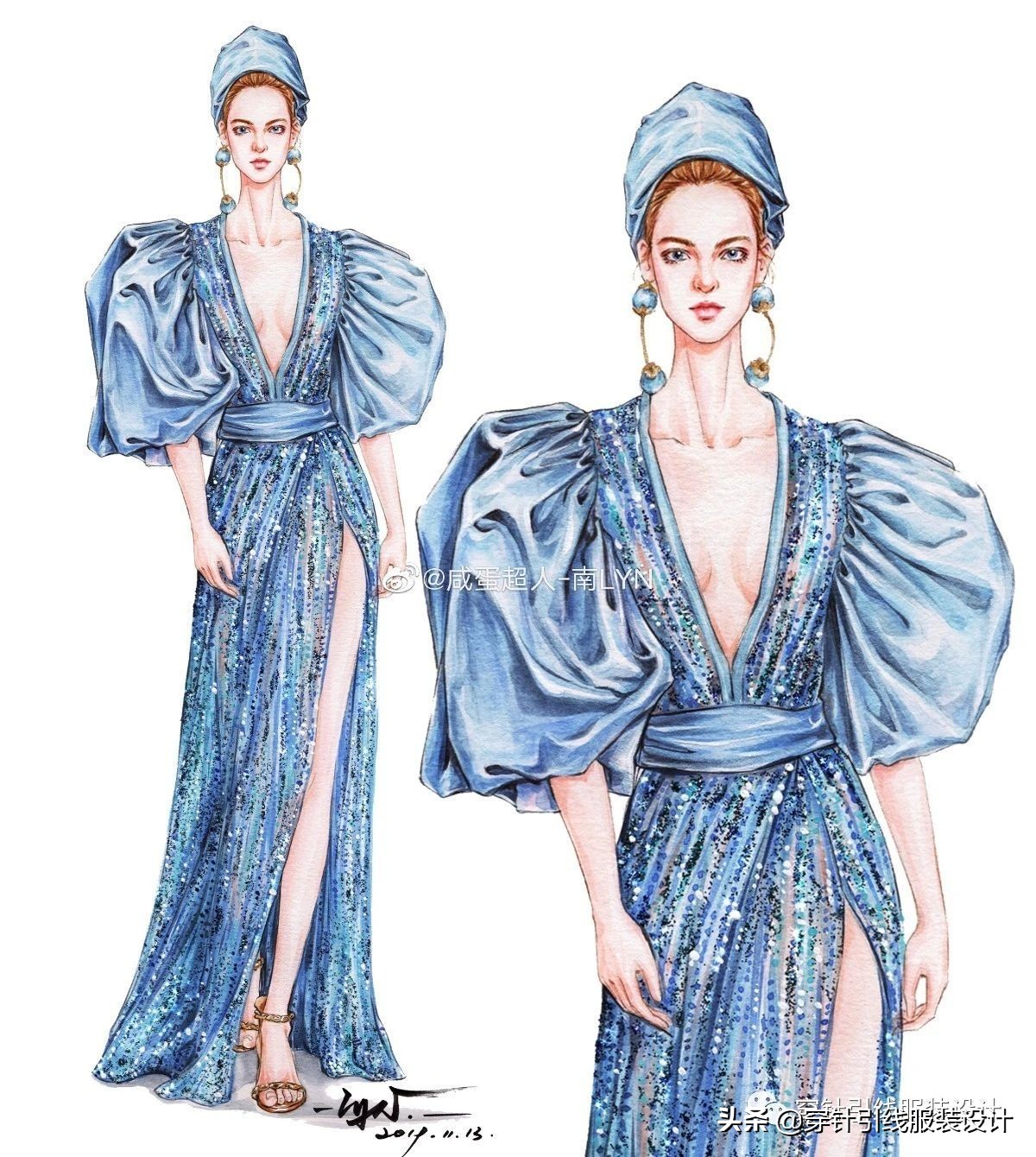 效果图手绘服装,效果图大全70-80平三室