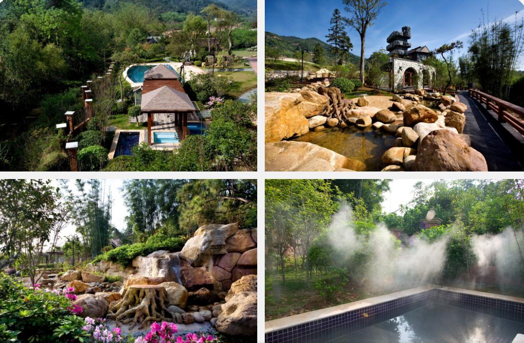 从化浪漫温泉主题乐园,从化环境十分雅致的温泉