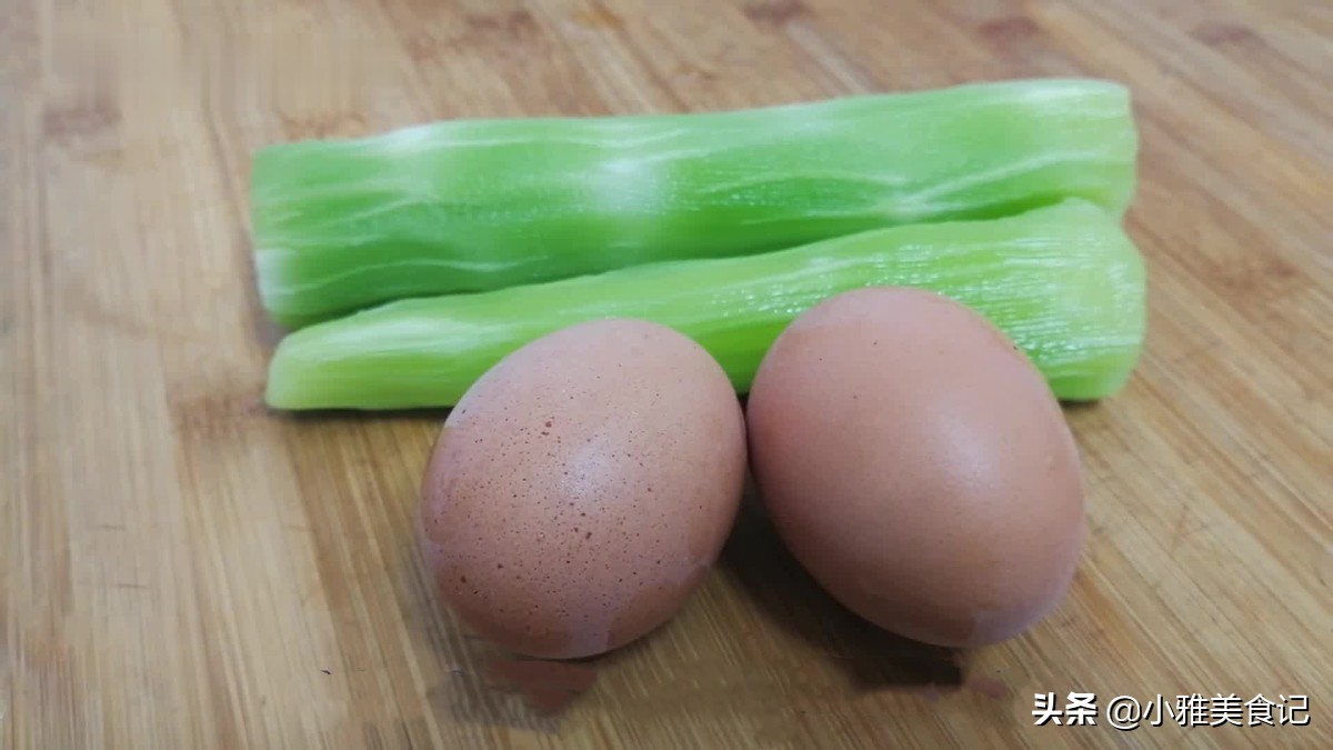 莴笋不炒蛋,2个鸡蛋莴笋的各种吃法大全