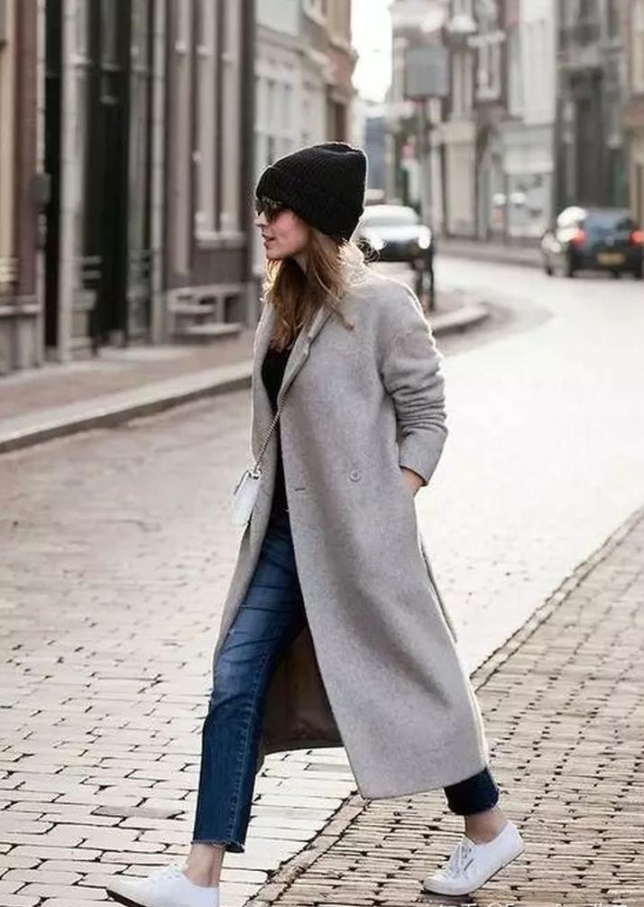 不露腿也好看的穿搭春,秋冬不露腿高个子穿搭