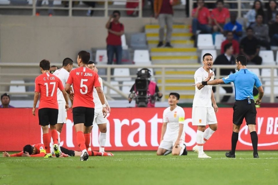 u20亚洲杯小组赛国足vs韩国,国足完败韩国