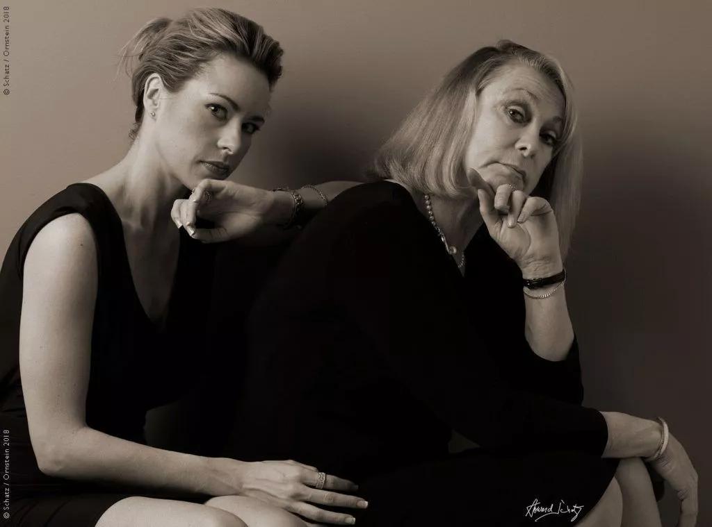 模特们啊~~妈妈的基因太强大，据说“女儿会偷走麻麻的美丽？