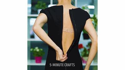 用塑料吸管修复衣服拉链,用吸管就可以修复拉链