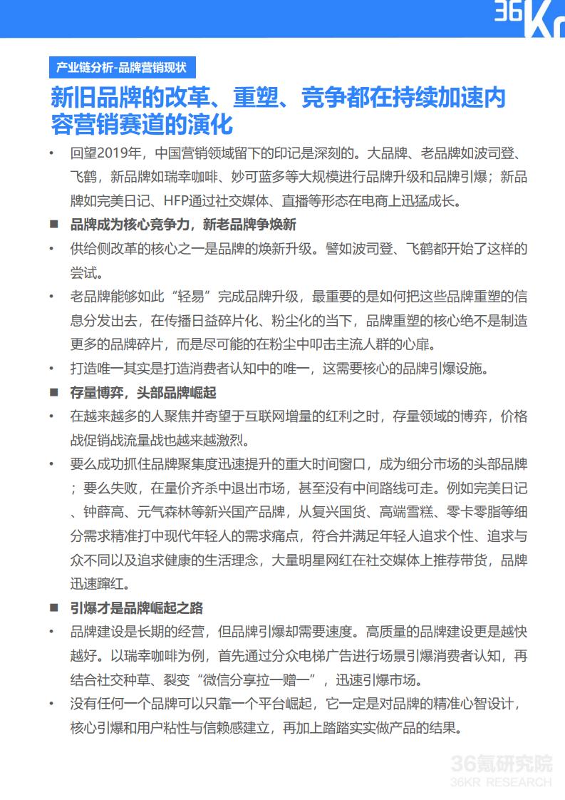 36Kr微播易：2020年快消品行业营销报告