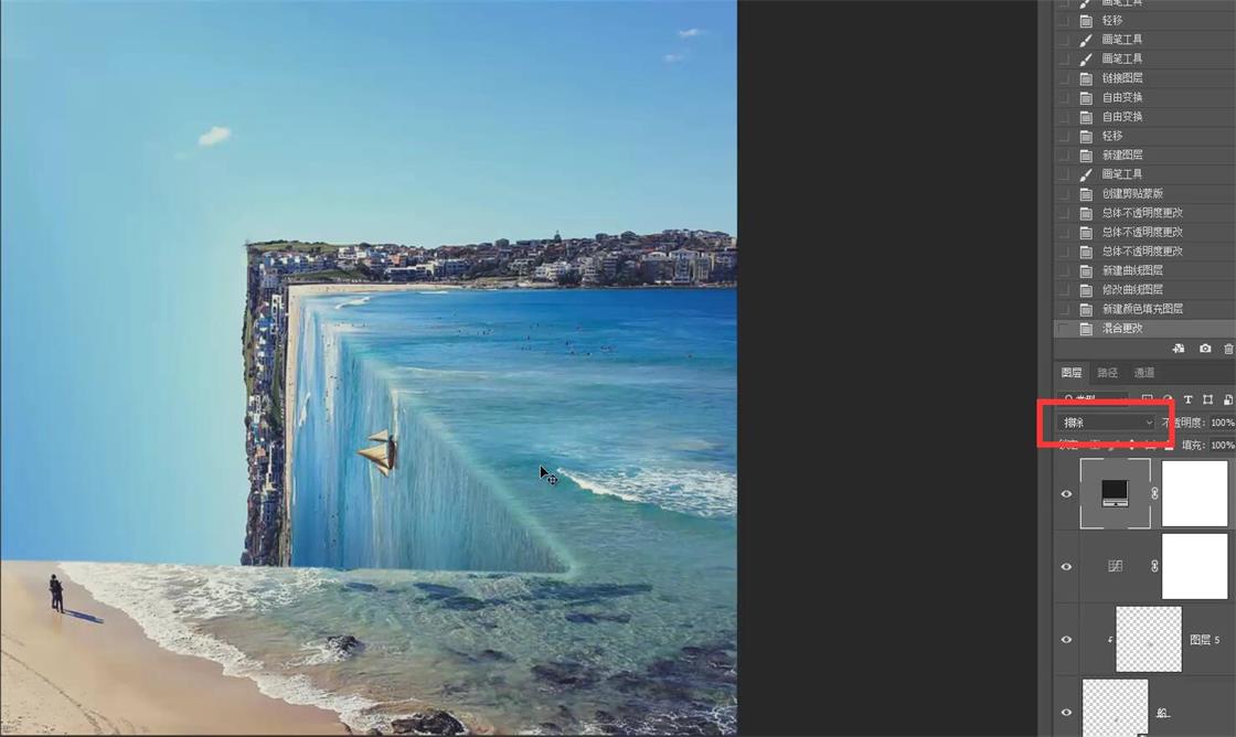 学合成,ps中一个圆怎么做成立体的效果