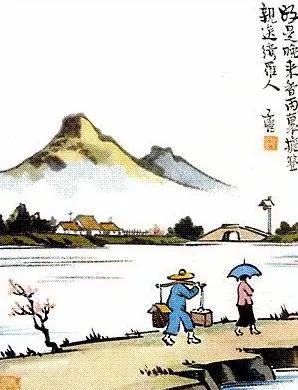 丰子恺画唐诗宋词,丰子恺的画醉了整个春天