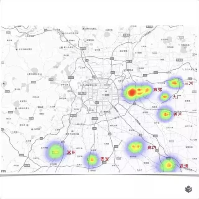 心酸！环京人口流动地图来了！睡在固安，梦在北京