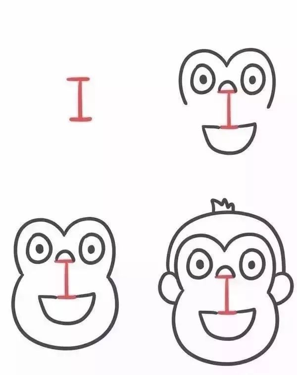 简笔画动漫人物零基础教学,幼儿简笔画入门零基础教程