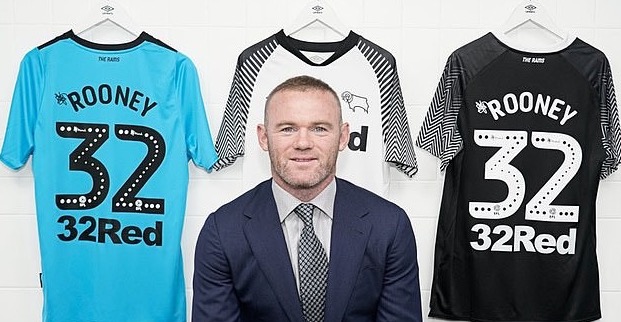 鲁尼委身英冠周薪却暴涨1倍32号球衣非随意选择