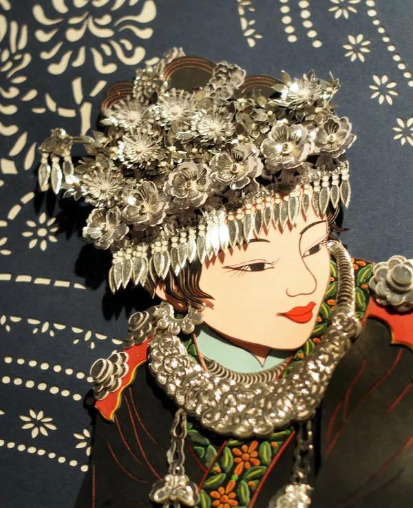 东北大姐剪纸被误认为是油画,东北民间美术剪纸