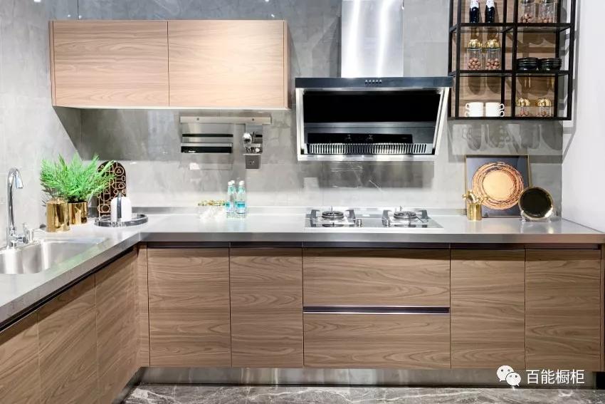 百能不锈钢厨房橱柜,百能不锈钢橱柜中式风格