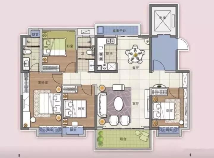 碧桂园南北通透户型讲解,碧桂园120户型分析与大师讲解