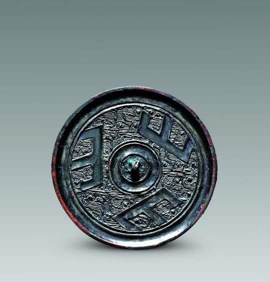 2022年秋拍铜镜拍卖价格,唐代八角花鸟铜镜拍卖价格