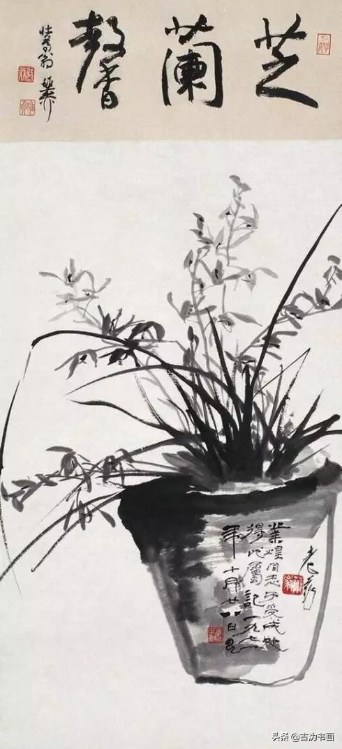 国画兰花技法讲解视频,徐湛国画兰花技法教学