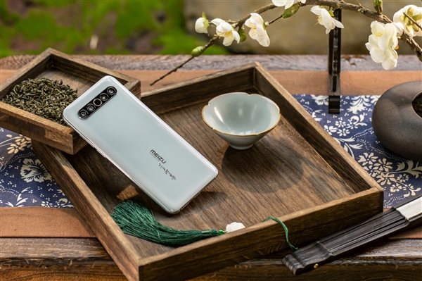 魅族17pro晓芳窑艺术典藏版古风,魅族17天青釉