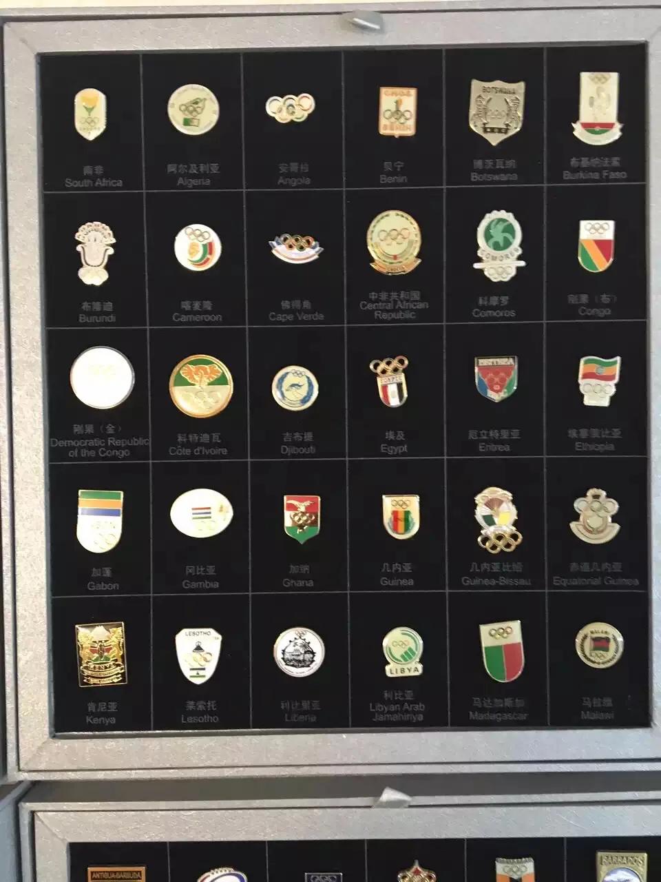 世界各国国徽亚洲徽章,全国都有的奥运徽章