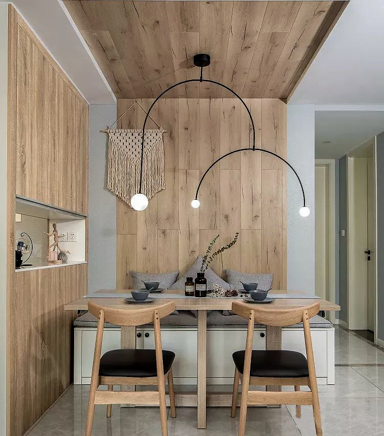 木地板上铺瓷砖的效果图,日本木地板上墙效果图