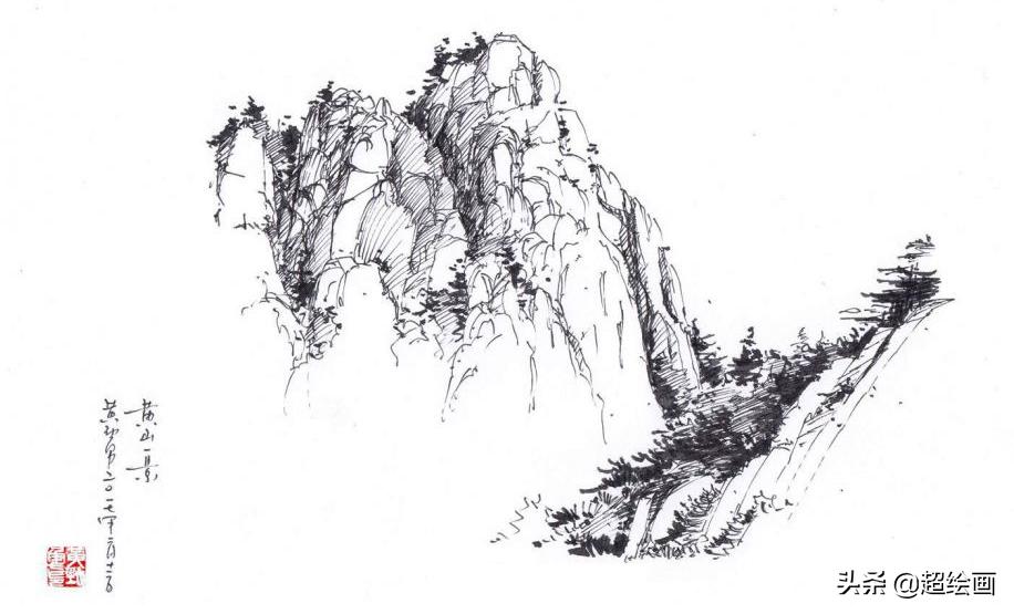 十大顶级钢笔画速写,钢笔速写100幅图片