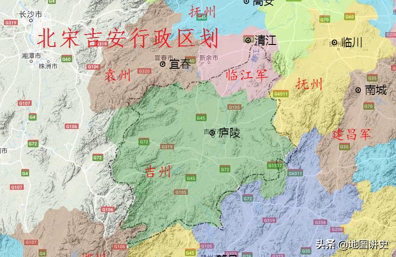 吉安行政区划图变化,吉安行政区划调整最新消息