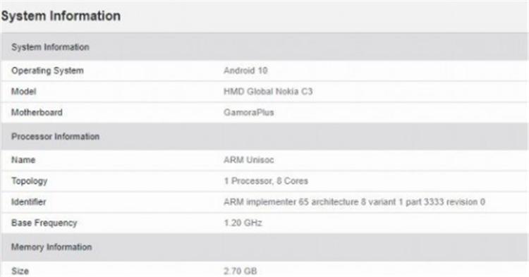 诺基亚c3的芯片怎么样,诺基亚c31紫光展锐