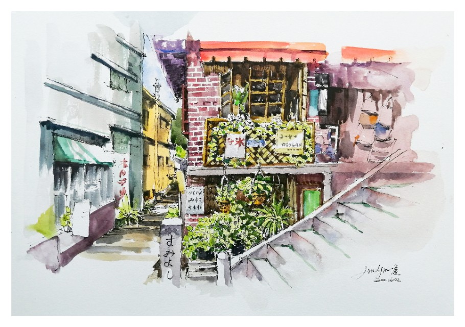 钢笔淡彩和钢笔速写什么区别,钢笔速写淡彩工具