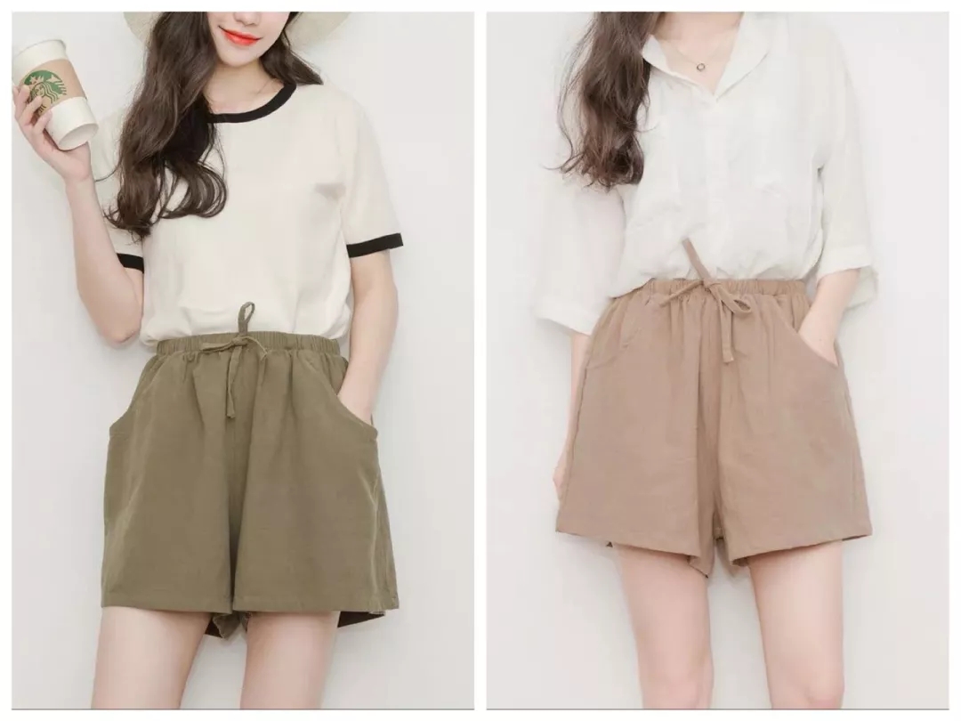 小个子微胖女生夏天穿的短裤,小个子夏季短裤适合穿多长