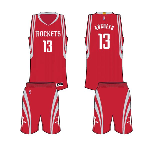 火箭历史队服,火箭队服变化