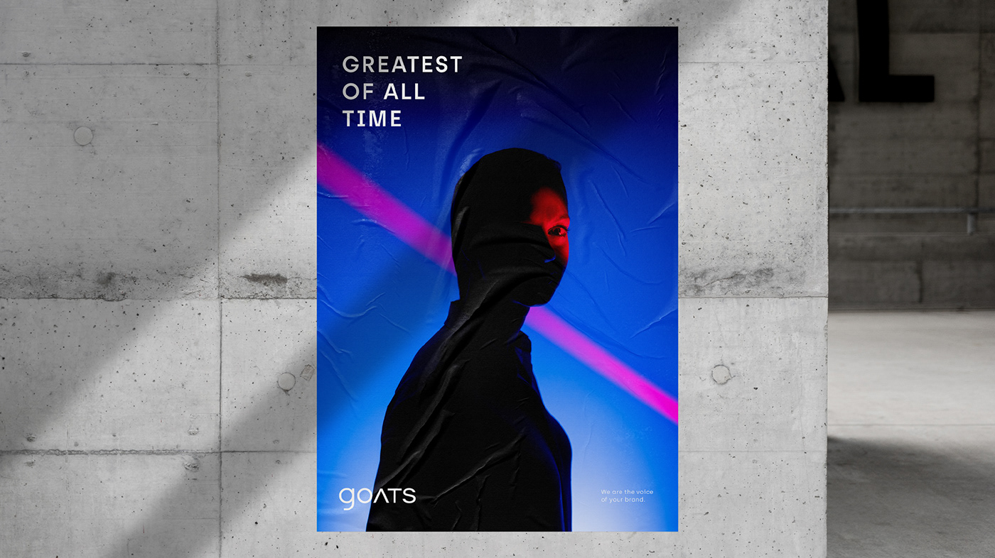 平面设计|G.O.A.T.传播咨询集团品牌形象设计