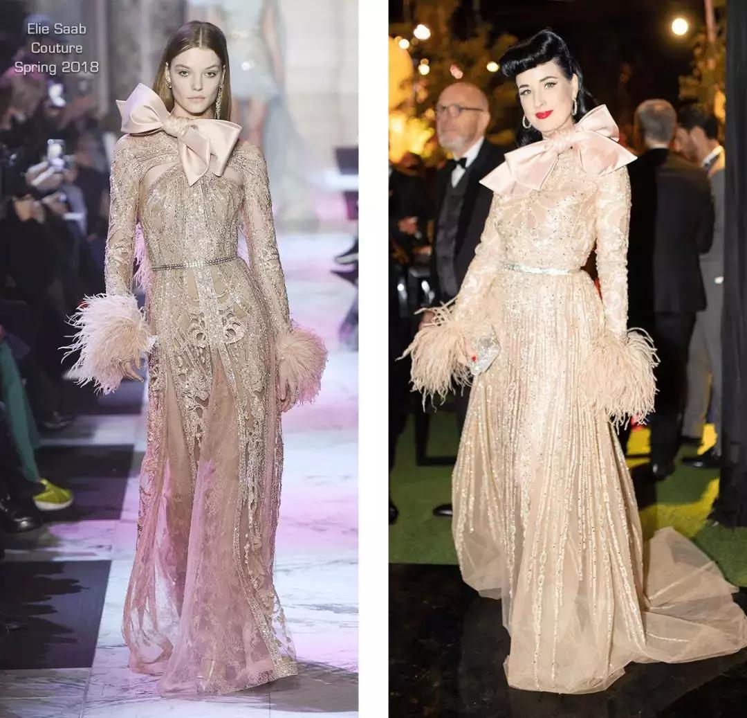 15万颗施华洛世奇水晶,eliesaab婚纱