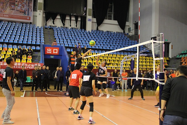 教育局排球比赛,桂东县教育系统气排球比赛