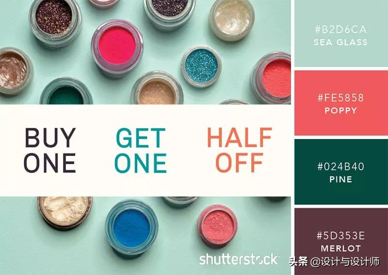 设计色彩总结200字左右,设计配色6种颜色