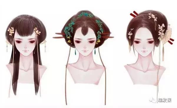 古代编发怎么编,古代编发教程插簪子和发夹