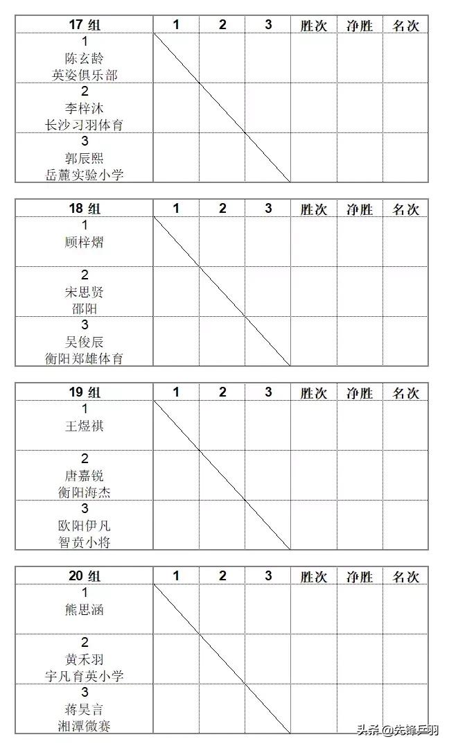 2019红双喜打球吧孩子长沙站竞赛规程