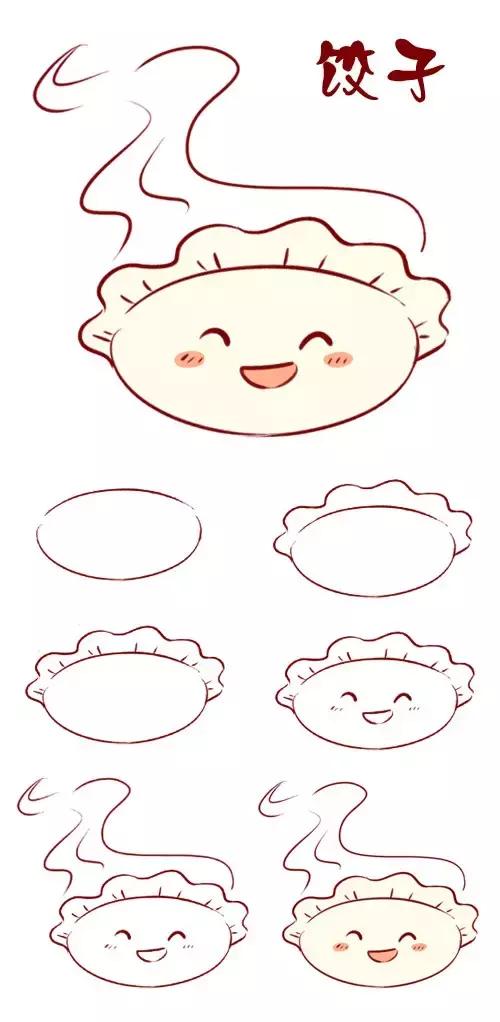 元旦灯笼简笔画涂色幼儿,元旦彩泥灯笼简笔画