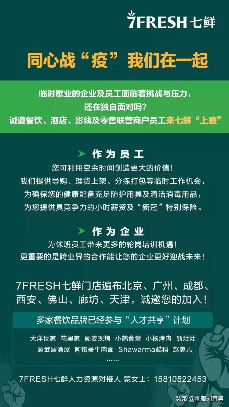 缺人！急招！京东、盒马、达达集团开启招聘模式