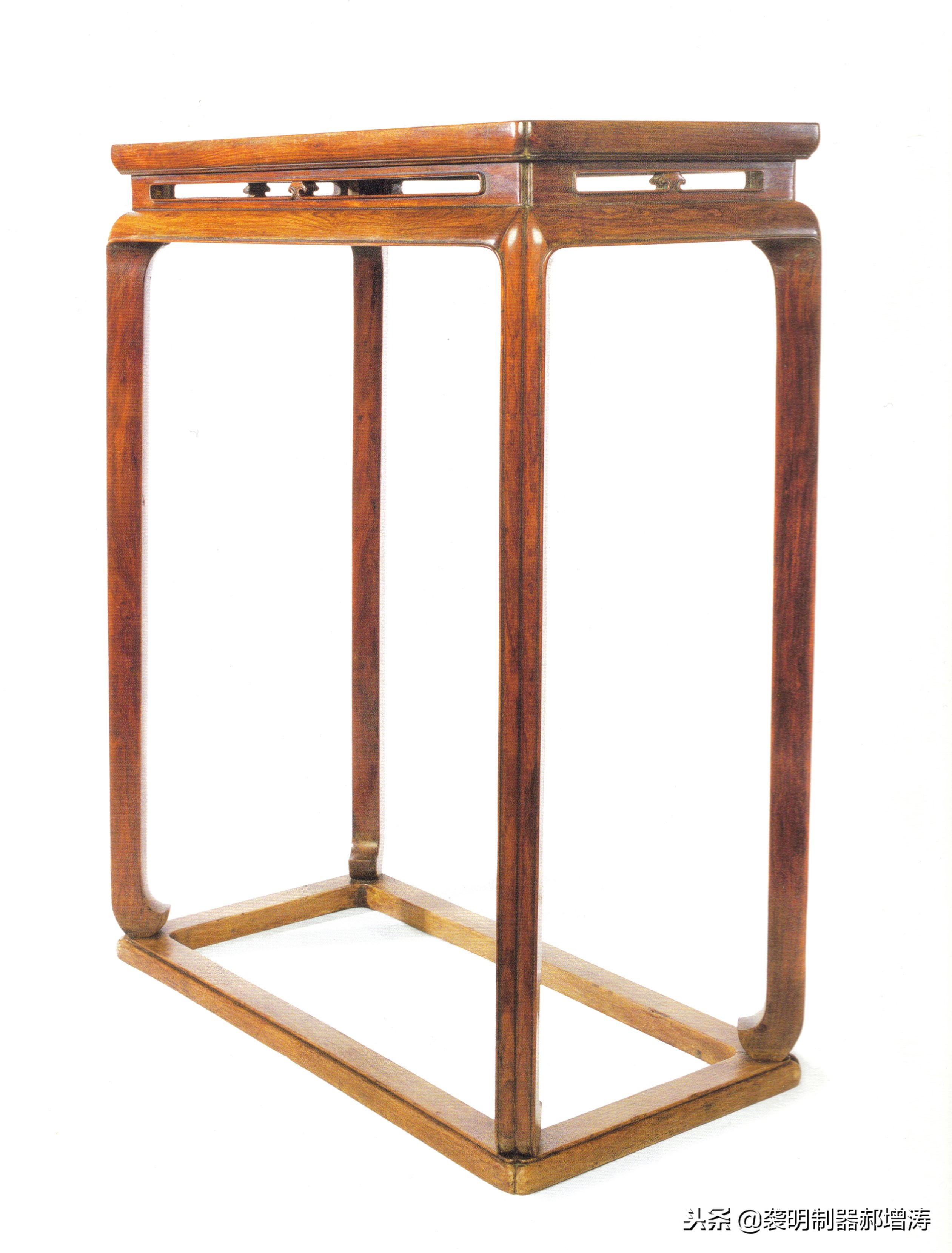 袭明｜古人享乐离不开香解读明式家具承托香炉珍贵的方香几