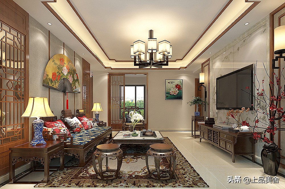 中式风格挂画客厅现代简约高档,2020最火的客厅挂画中式风格