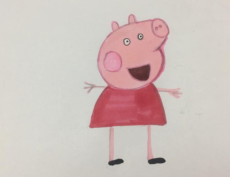 小猪佩奇怎么画简单画法一学就会,小猪佩奇简笔画怎么画简单又好看