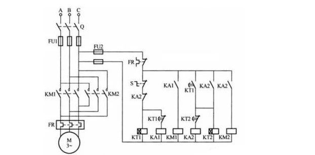 洗衣机洗涤电机正反转原理,电机正反转控制线路及工作原理