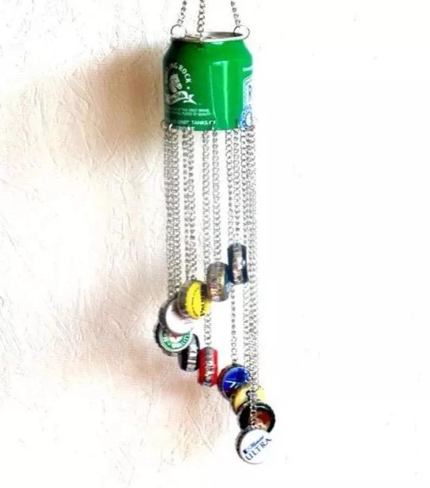 用啤酒的瓶盖怎么做成玩具,六个瓶盖可以做什么手工玩具