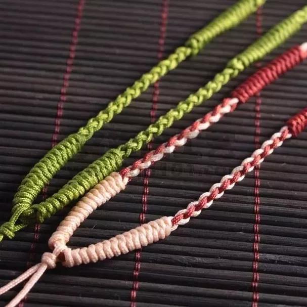 最容易学会的手串打结方法,小叶紫檀手串编绳打结