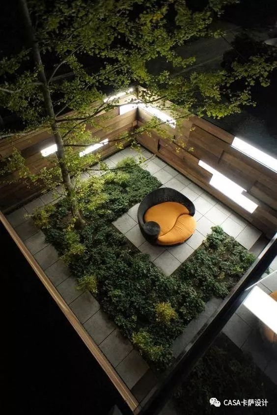 室内玻璃隔断庭院效果图,下沉式庭院玻璃隔断