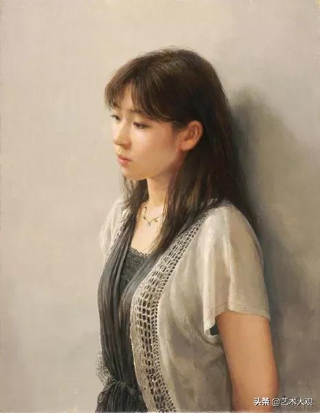 木原和敏人物油画,日本画家超写实人物油画欣赏