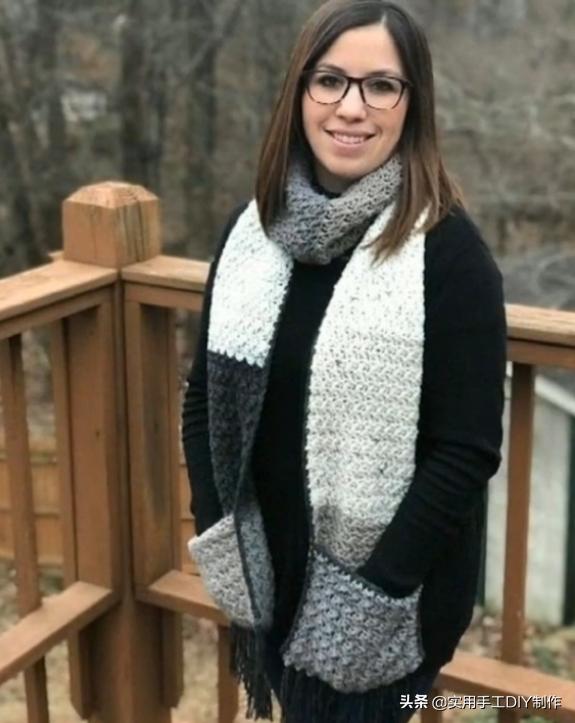 针织围巾新款图片大全,最新款围巾百搭又洋气针织