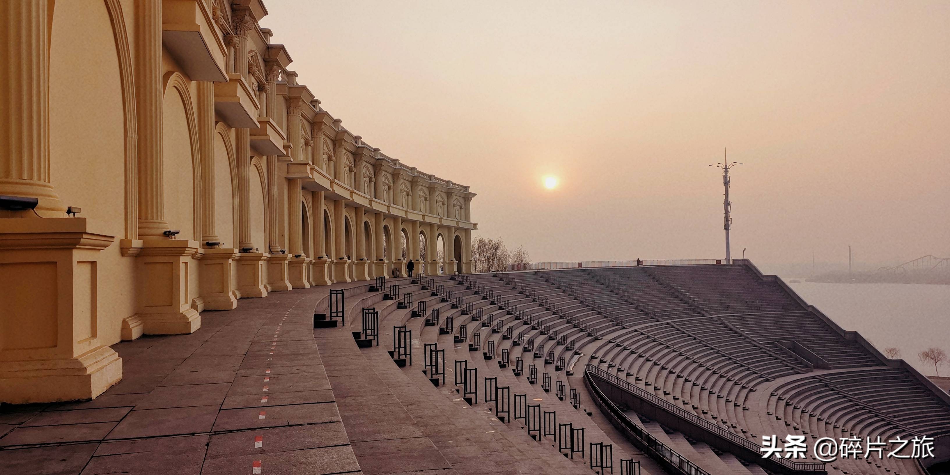 银川看日落最好的地方,银川览山公园落日