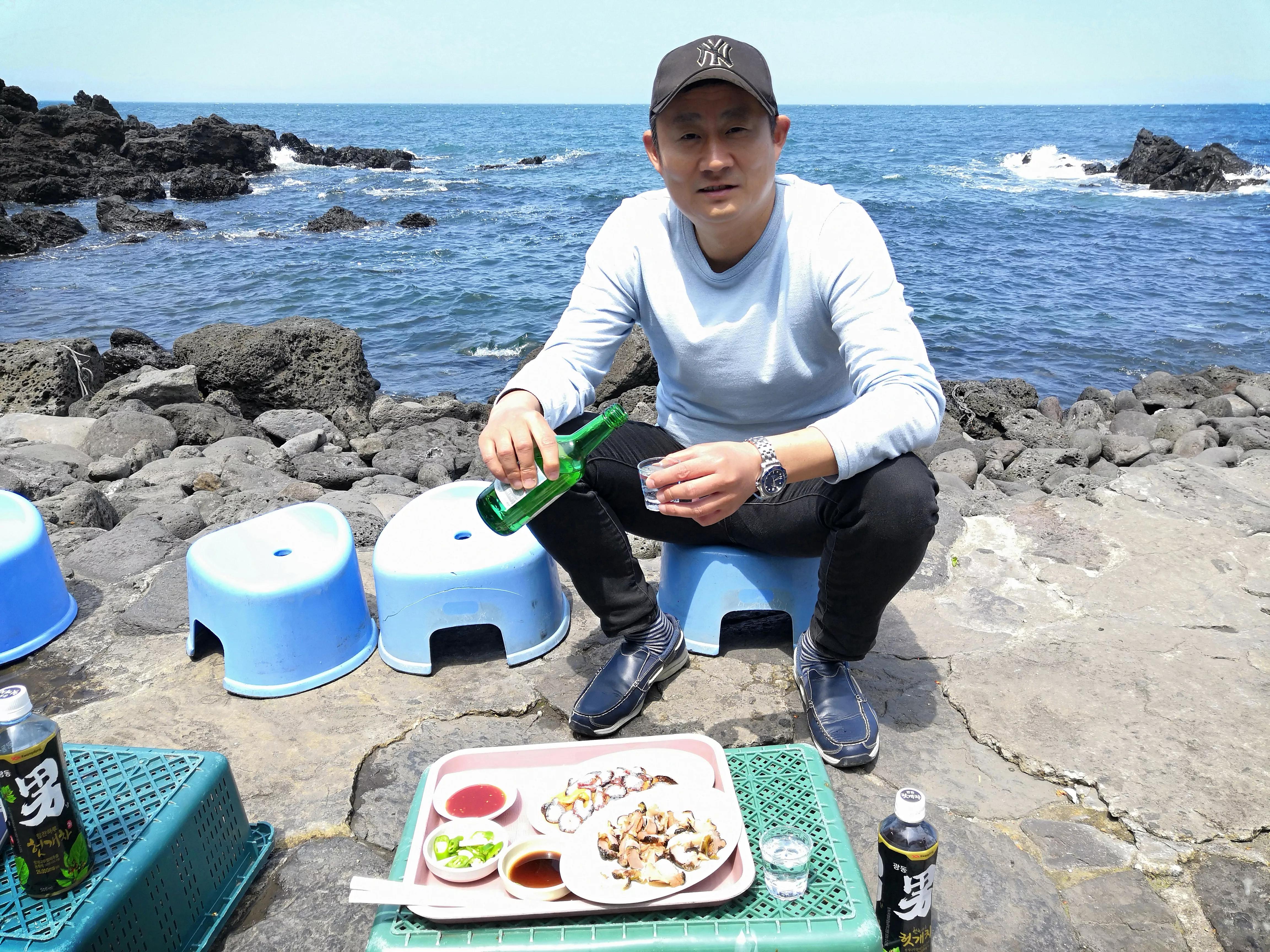 心血来潮去爬山,想去济州岛看海