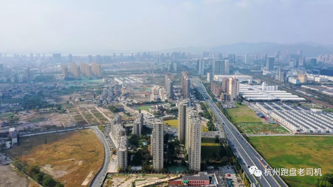 万科城市之光a区航拍,滨江万科城市之光