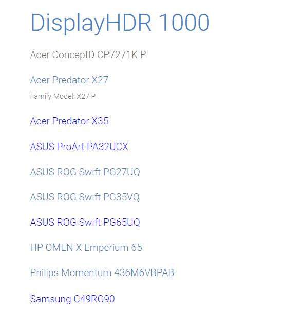 displayhdr和hdr区别,hdr显示技术在哪方面做了规定