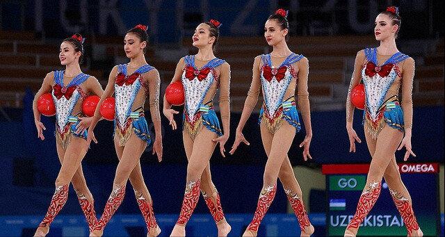 中国队好看的竞技体操服,中国艺术体操敦煌飞天原版