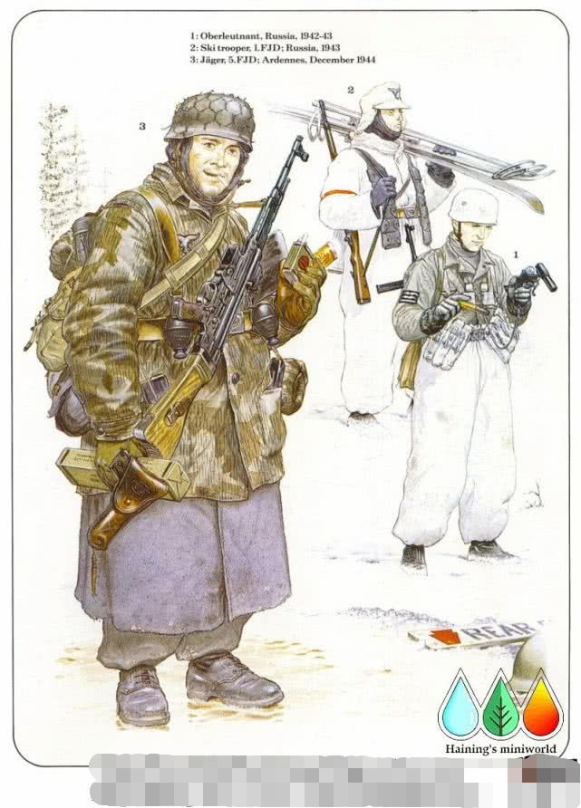 二战德军早期装甲兵军服,二战德军空降兵的装备图